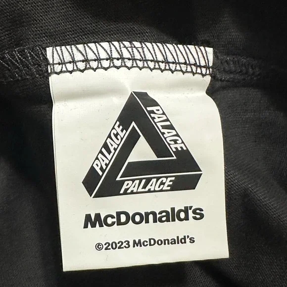 Adult Unisex Size‎ Large McDonald's Palace T-Shirt Arch Graphic Black Skateboard - Picture 4 of 5
